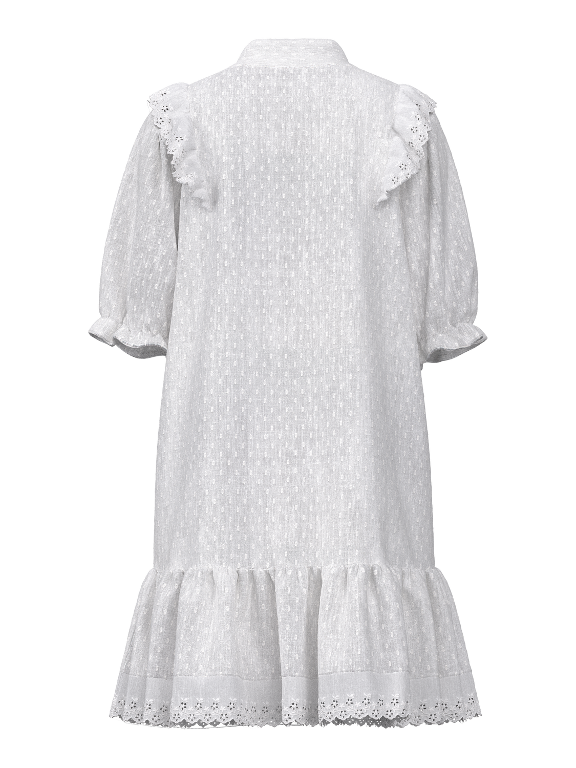 PCAGNETA Dress - Cloud Dancer